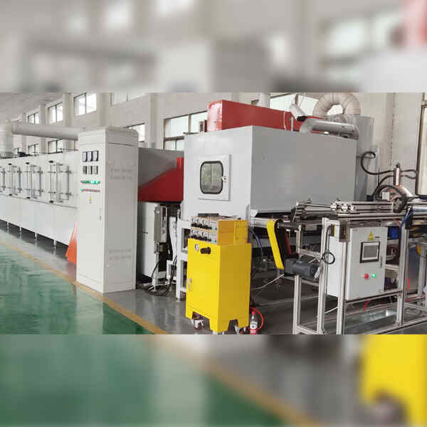 Linea di verniciatura elettrostatica per autobus